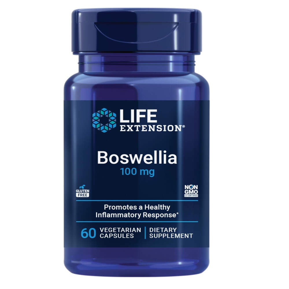 Life Extension, Boswellia, 100 mg, 60 biljnih kapsula