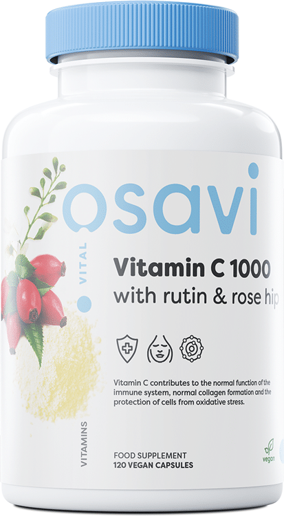 Vitamin C1000 with Rutin & Rose Hip - 120 vegan caps