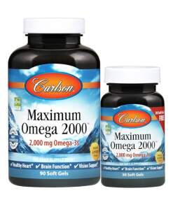 Carlson Labs - Maximum Omega 2000 90 + 30 softgels