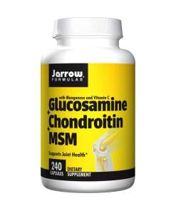 Jarrow Formulas - Glucosamine + Chondroitin + MSM - 240 caps