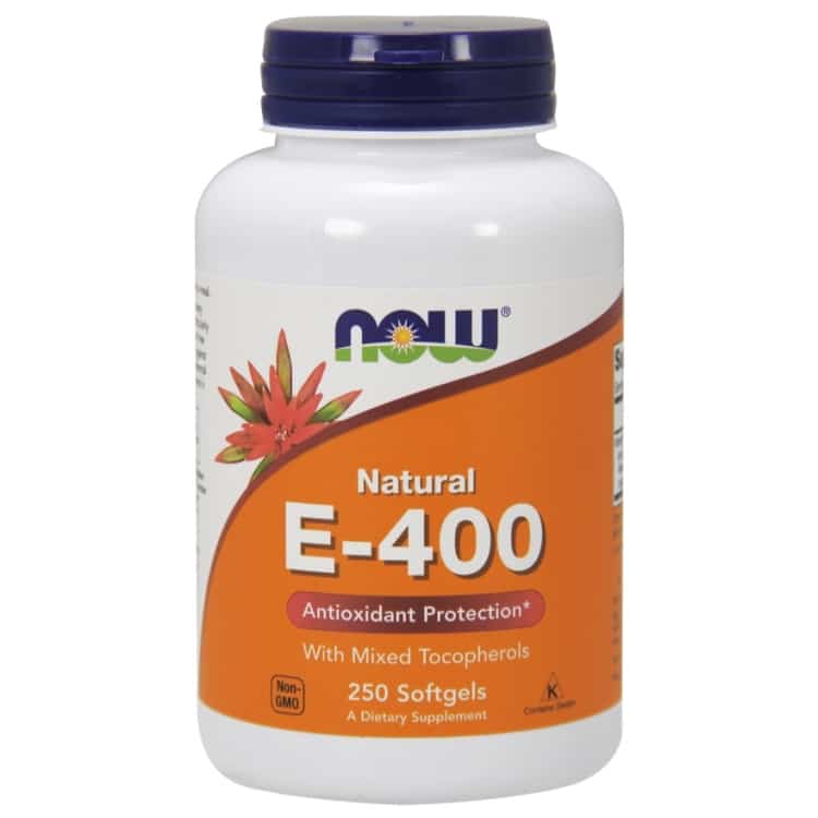 NOW Foods - Vitamin E-400 - Natural (Mixed Tocopherols) - 250 softgels