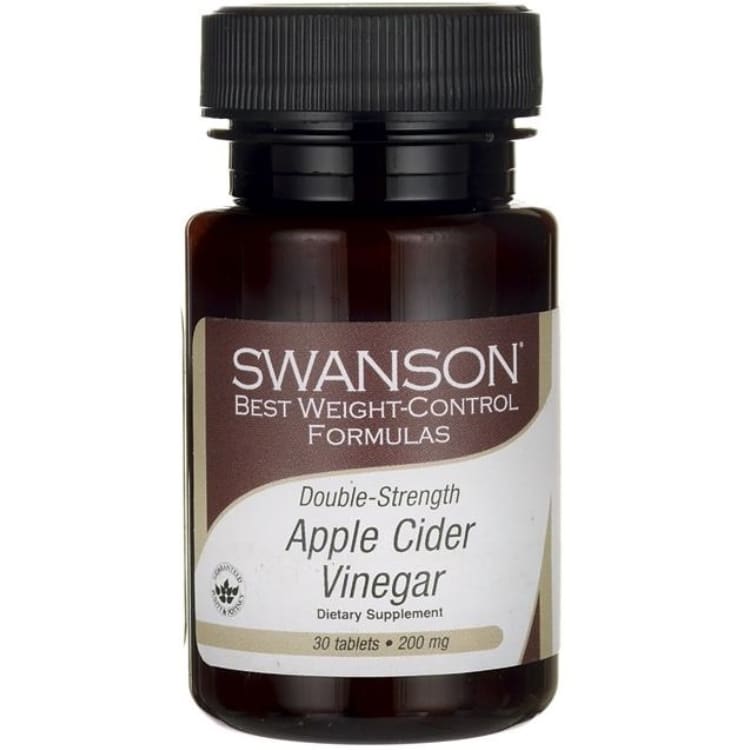Swanson - Apple Cider Vinegar 200mg Double-Strength - 30 tablets