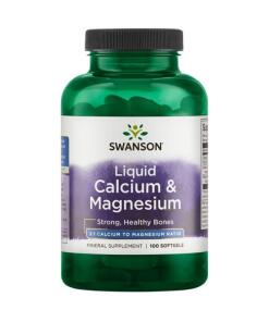 Swanson - Liquid Calcium & Magnesium - 100 softgels