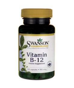 Swanson - Vitamin B-12 500mcg - 100 caps