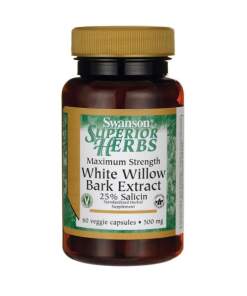 Swanson - White Willow Bark Extract 60 vcaps