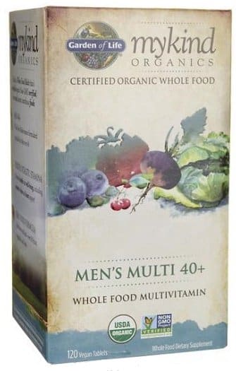 Mykind Organics Men's Multi 40+ - 120 vegan tabs