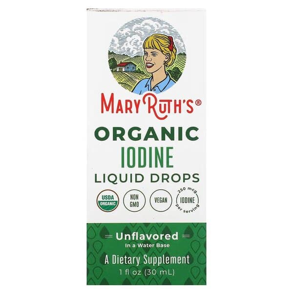 Organic Iodine Liquid Drops - 30 ml.
