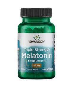 Swanson - Melatonin Tri Puta Jači 10 mg - 60 Kapsula