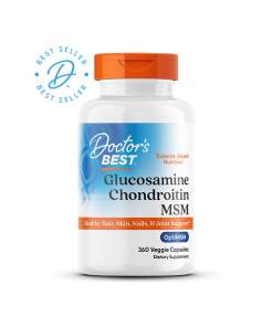 Doctor's Best - Glucosamin Chondroitin MSM med OptiMSM - 360 kapsler