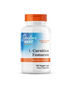 Doctor's Best - L-Carnitin Fumarat med Biosint Carnitiner - 180 kapsler