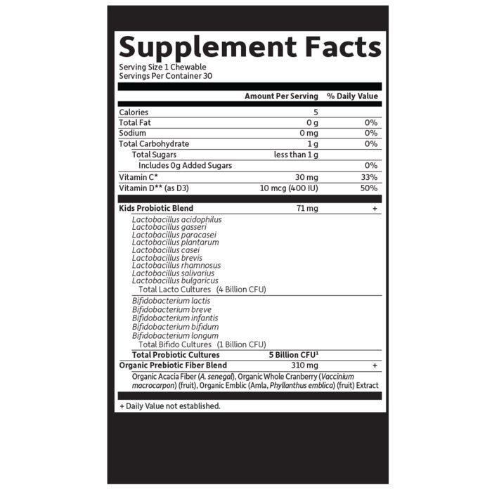 Jordbær Banan - 30 tyggetabletter