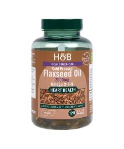 Holland & Barrett - Højstyrke Koldpresset Hørfrøolie