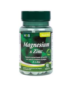 Holland & Barrett - Magnesium med Zink - 90 tabletter