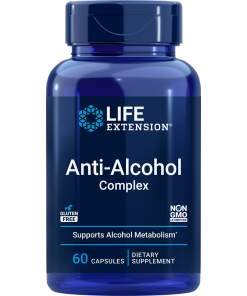 Life Extension - Anti-Alkohol Kompleks - 60 kapsler
