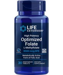 Life Extension - Høj Potens Optimeret Folin - 30 vegetariske tabletter