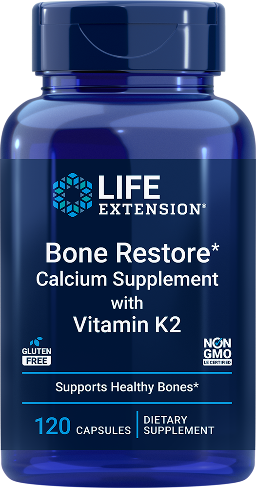 Life Extension - Knogleforstærkelse med Vitamin K2 - 120 kapsler