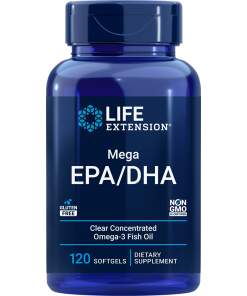 Life Extension - Mega EPA/DHA - 120 bløde kapsler