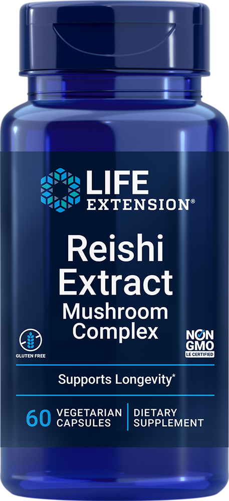 Life Extension - Reishi Ekstrakt Svampekompleks - 60 kapsler