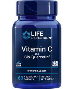 Life Extension - Vitamin C og Bio-Quercetin Phytosome - 60 vegetariske tabletter