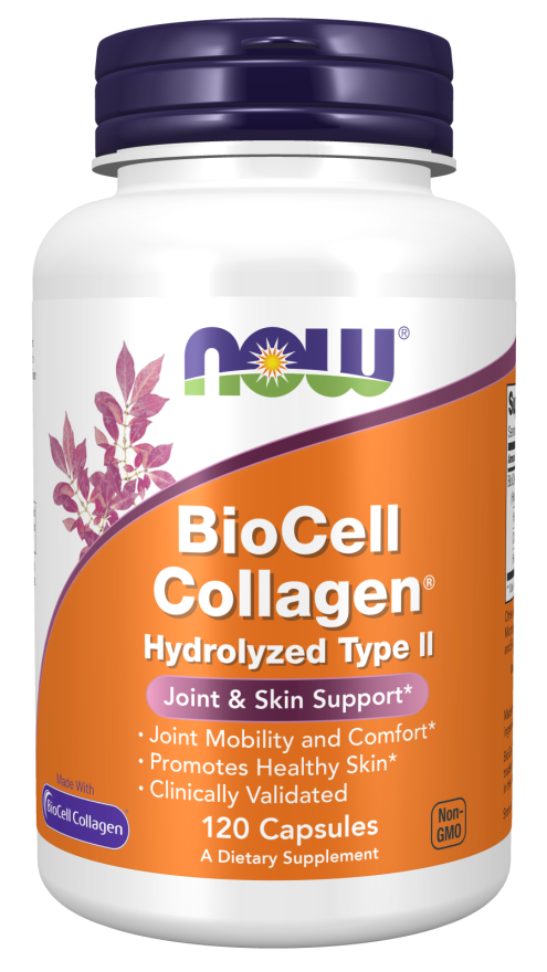 NOW Foods - BioCell Collagen Hydrolyzed Type II - 120 kapsler