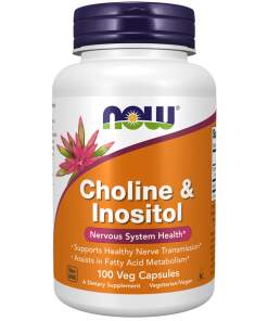 NOW Foods - Cholin og Inositol - 100 kapsler