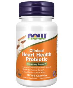 NOW Foods - Clinical Heart Health Probiotic - 60 vcaps