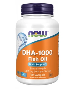 NOW Foods - DHA-1000 Hjernestøtte - 90 bløde kapsler