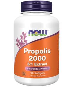 NOW Foods - Propolis 2000 5:1 Ekstrakt - 90 bløde kapsler
