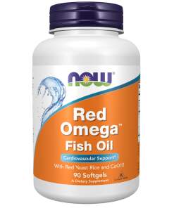 NOW Foods - Rød Omega (Rød Risgær) - 90 bløde kapsler