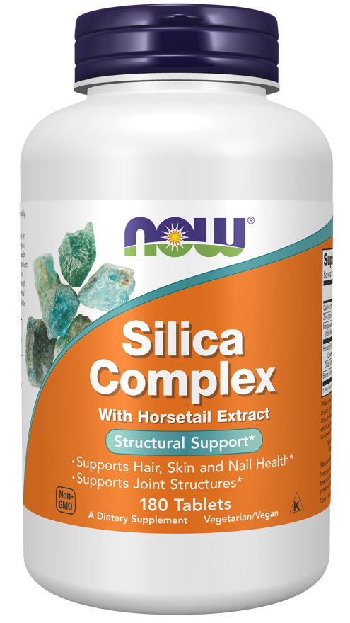 NOW Foods - Silica Complex med Horsetail Extract - 180 tabletter