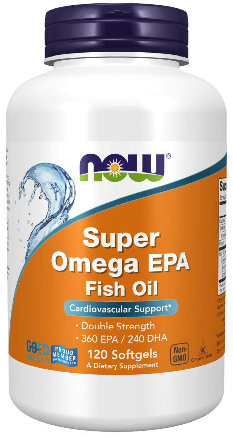 NOW Foods - Super Omega EPA Molekylært destilleret - 240 bløde kapsler