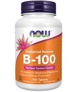 NOW Foods - Vitamin B-100 Langsom frigivelse - 100 tabletter