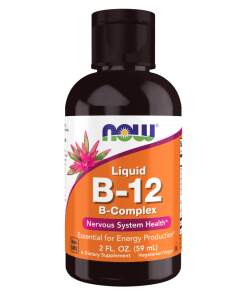 NOW Foods - Vitamin B-12 Flydende B-Kompleks - 59 ml
