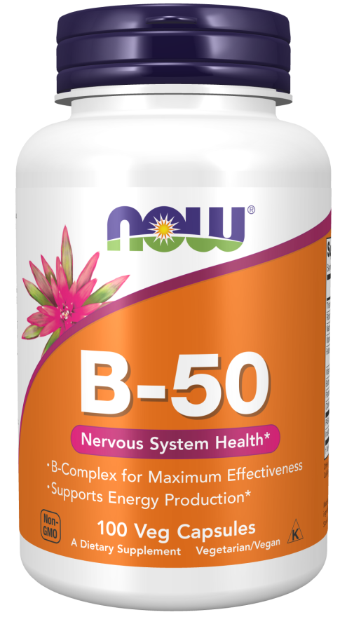 NOW Foods - Vitamin B-50 - 250 kapsler