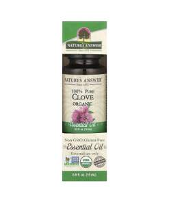 Nature's Answer - 100% Pure Clove Essential Oil - 15 ml.