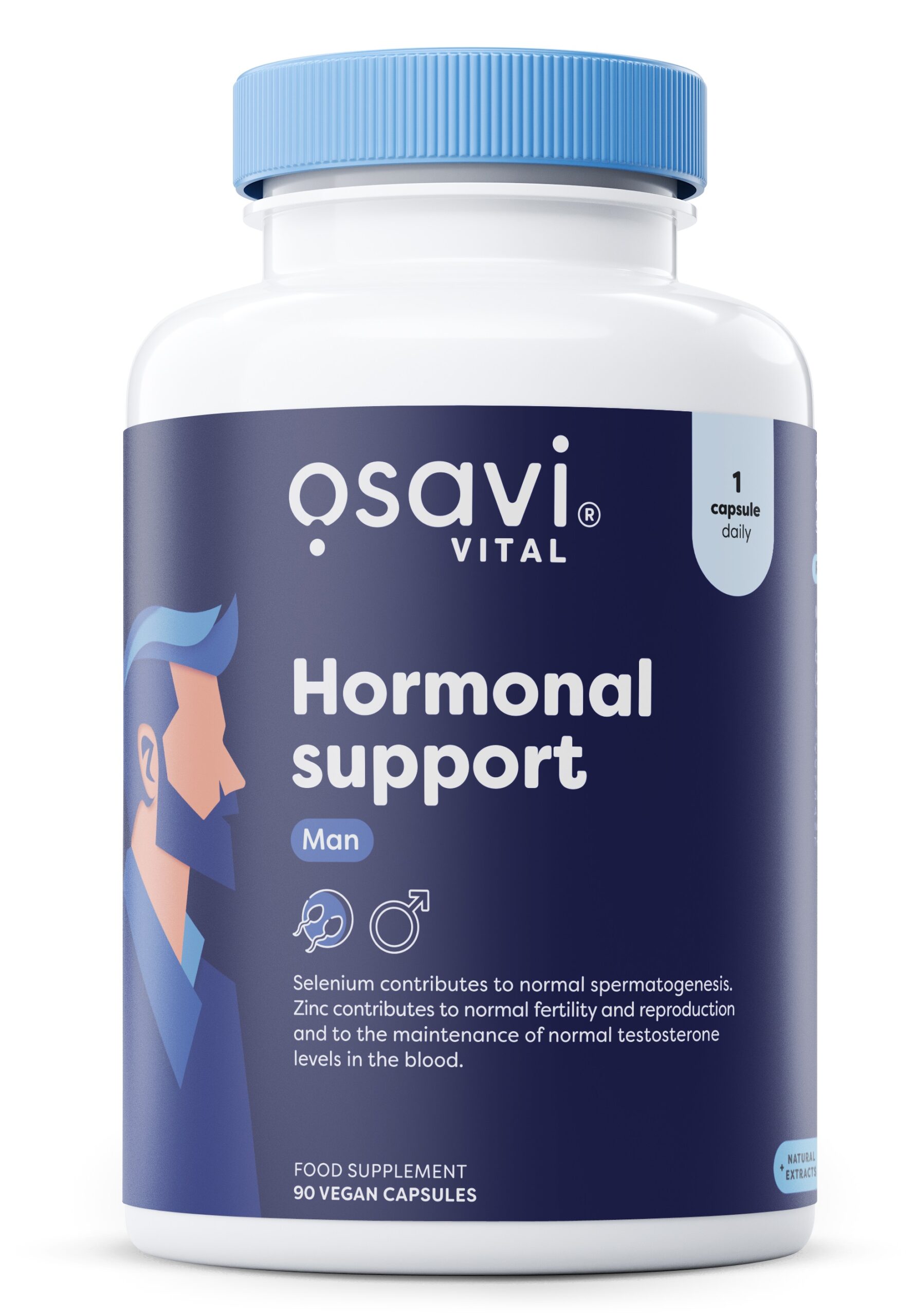 Osavi - Hormonal Support Mand - 90 veganske kapsler