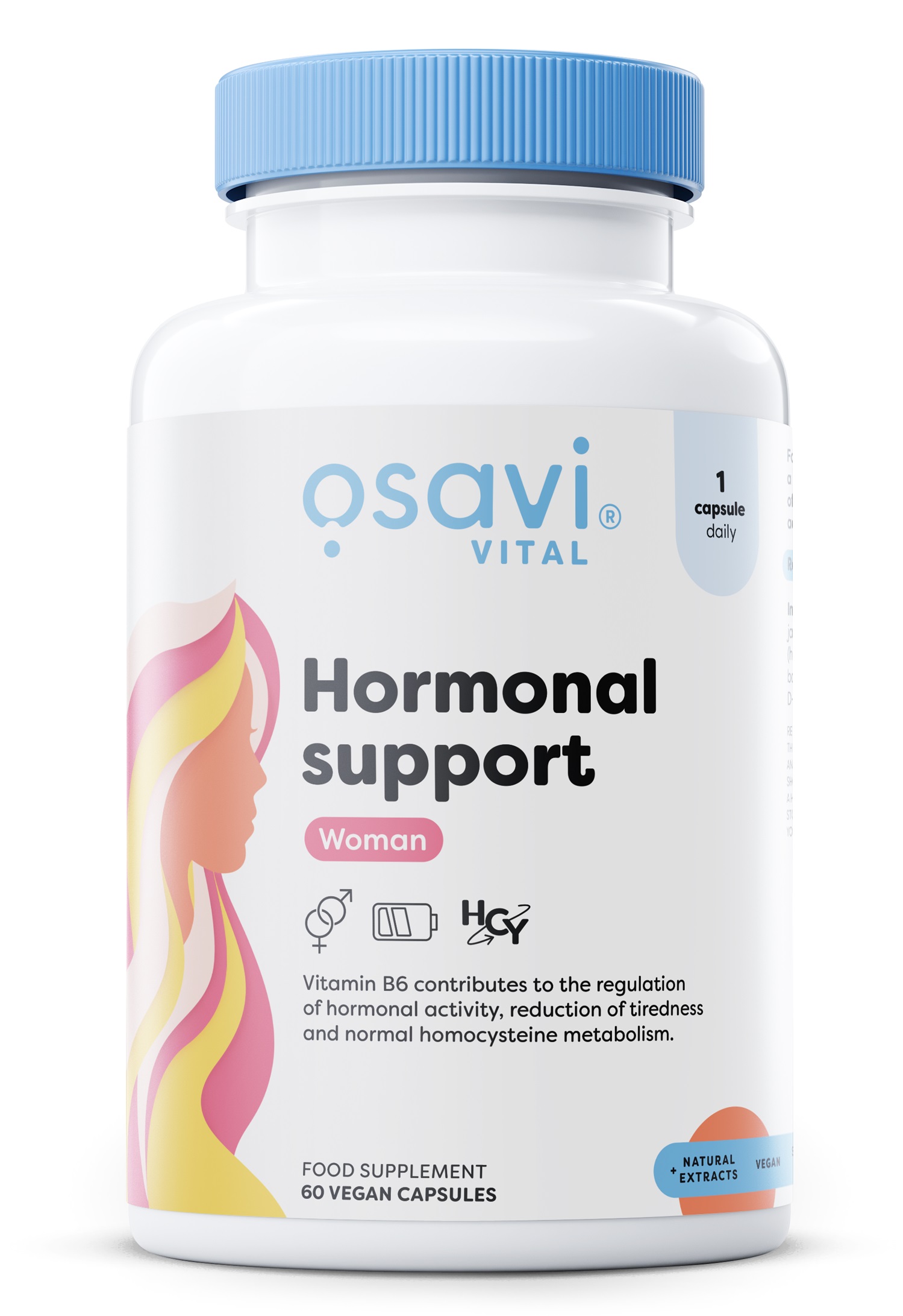 Osavi - Hormonel Støtte Kvinde - 60 veganske kapsler