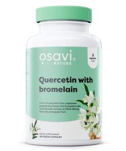 Osavi - Quercetin med Bromelain - 120 veganske kapsler