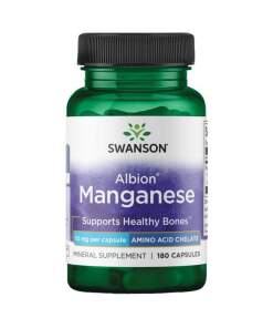 SWANSON Albion Chelat Mangan 10mg 180 kapsler