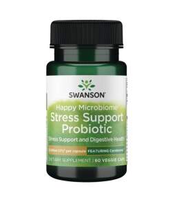 SWANSON Glad Mikrobiom Stress Support Prob. 60vc