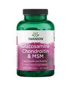 SWANSON Glukosamin/Kondroitin/MSM 500/400/200mg
