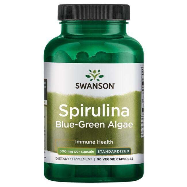 SWANSON Spirulina standardiseret 90 kapsler