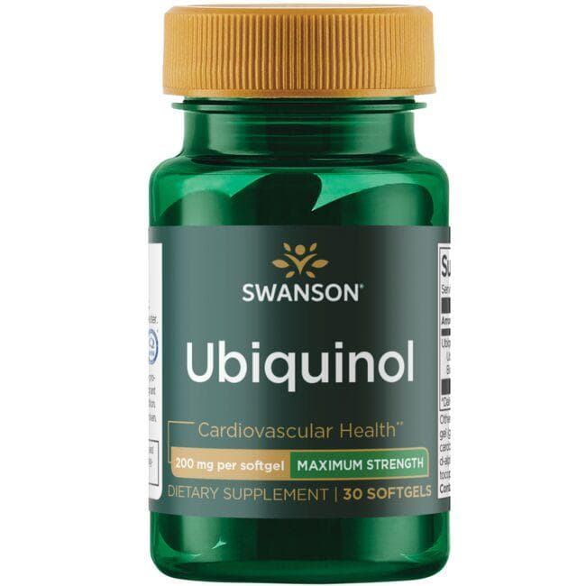 SWANSON Ubiquinol 200mg 30 kapsler