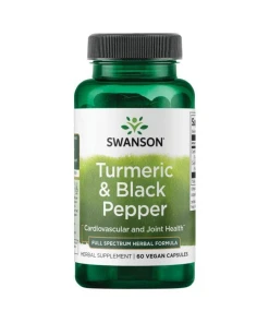 Swanson - Gurkemeje & Sort Peber - 60 kapsler