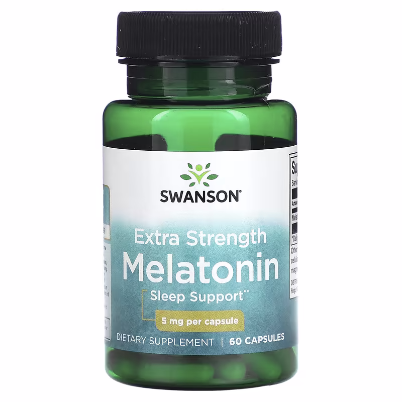 Swanson – Melatonin 5mg – 60 kapsler