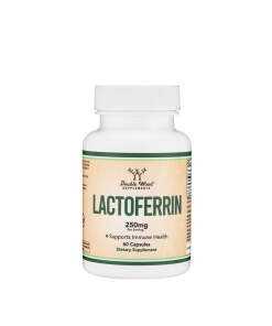 Double Wood Supplements Lactoferrin (60 Capsules)