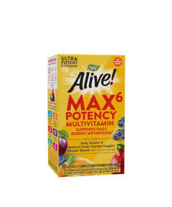 Nature's Way - Alive!® Max6 Max Potency Daily Multivitamin Without Iron (90 Capsules)