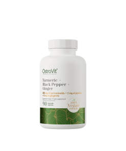 Ostrovit Turmeric + Black Pepper + Ginger VEGE (90 Capsules)
