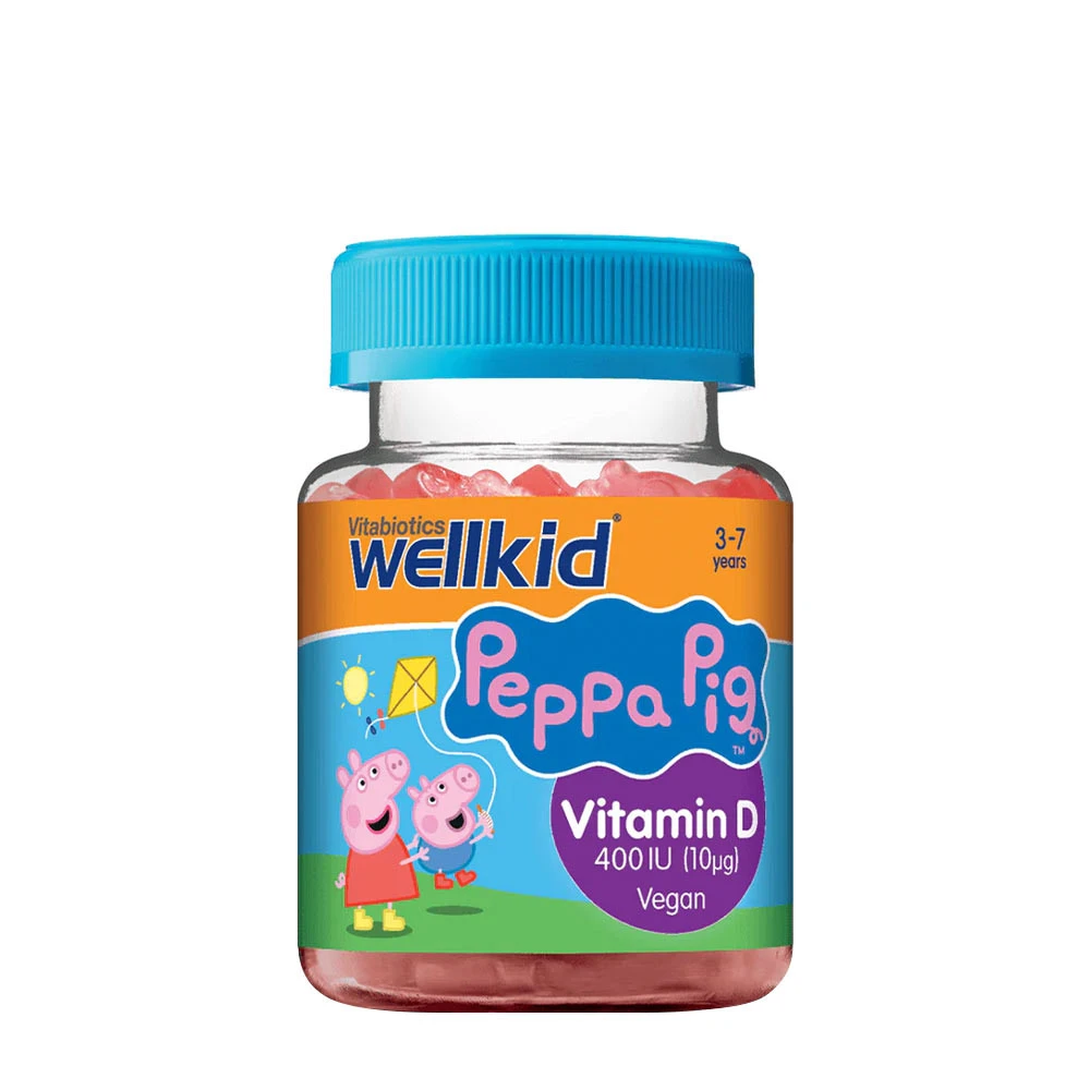 Vitabiotics Wellkid Peppa Pig Vitamin D 400 IU (30 Gummies