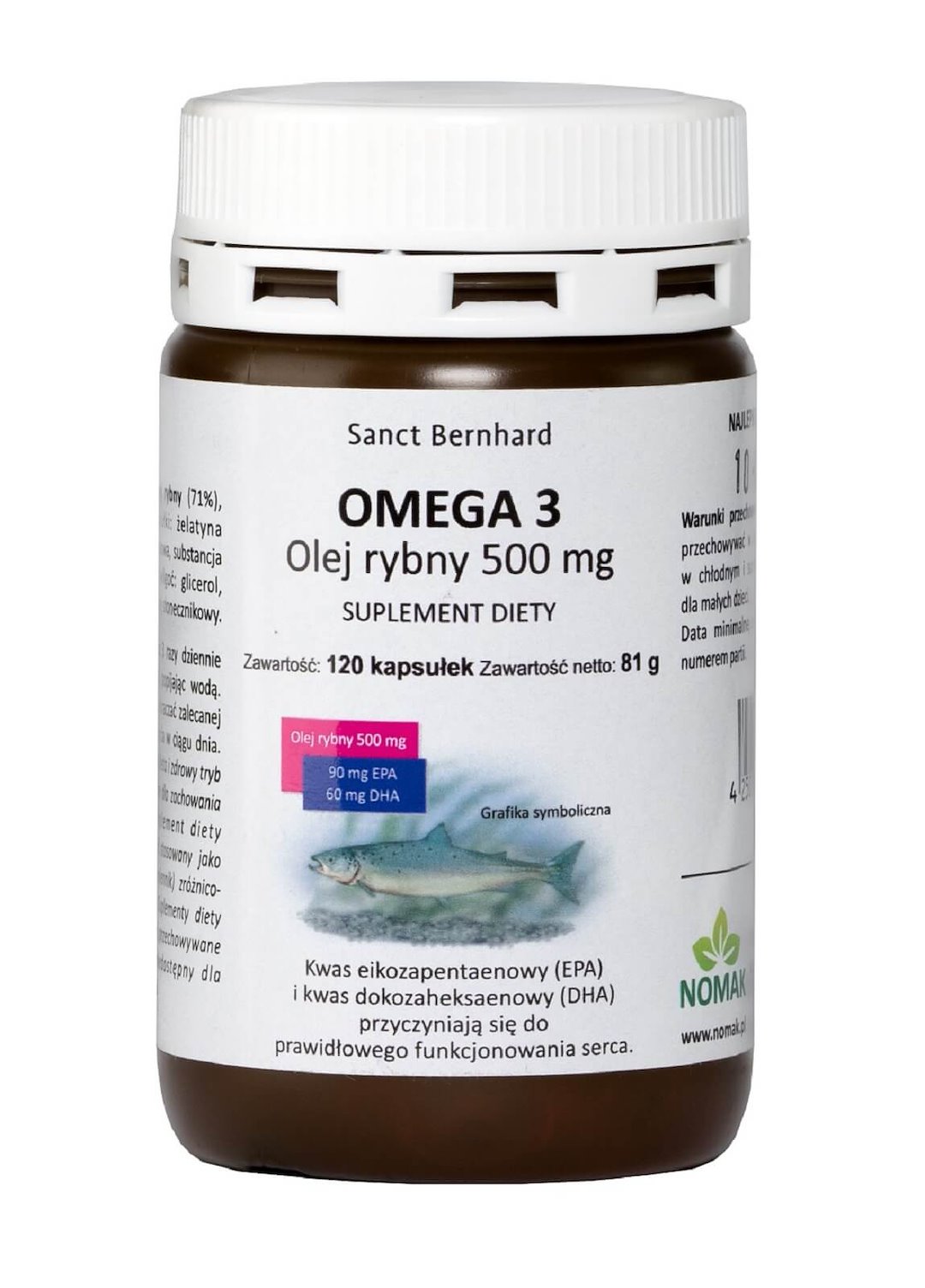 KRAUTERHAUS SANCT BERNHARD Omega 3 Fish Oil Capsules